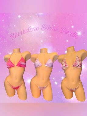 Rhinestone Bikini Sets